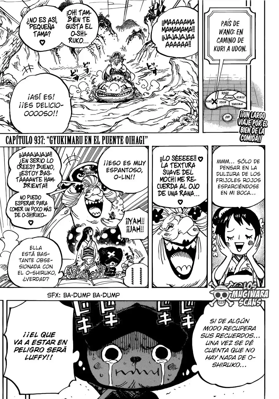 ONE PIECE Capitulo 937: Gyukimaru del Puente Oihagi página 4