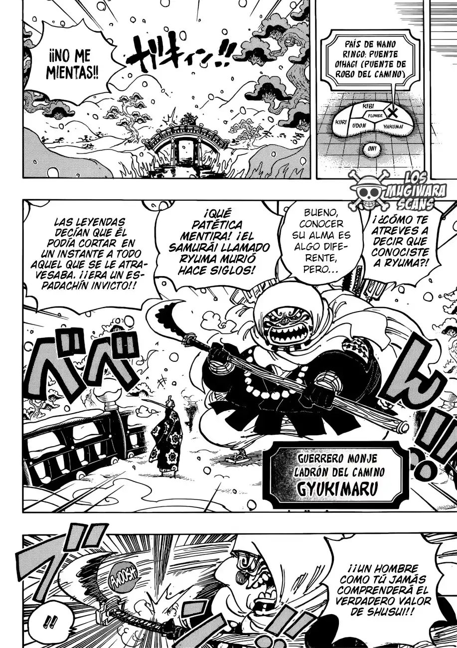 ONE PIECE Capitulo 937: Gyukimaru del Puente Oihagi página 7