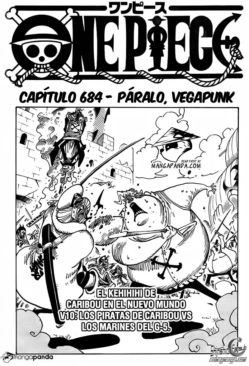 ONE PIECE Capitulo 684 página 1