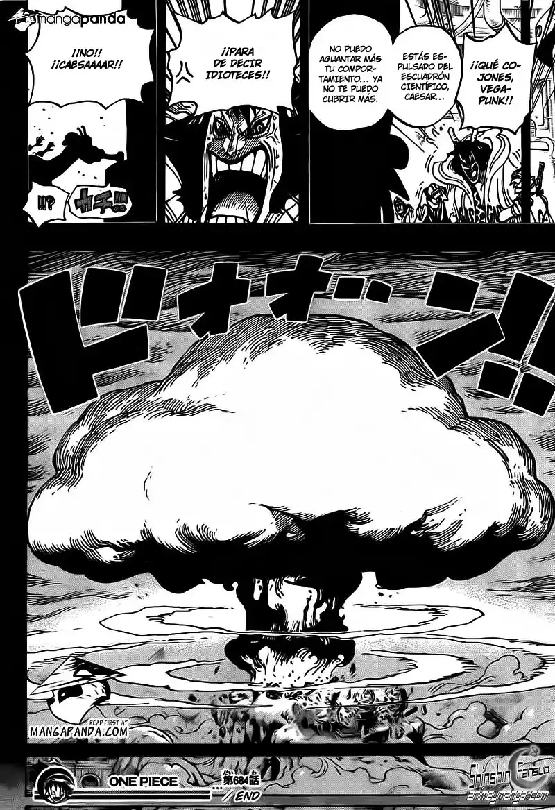 ONE PIECE Capitulo 684 página 18