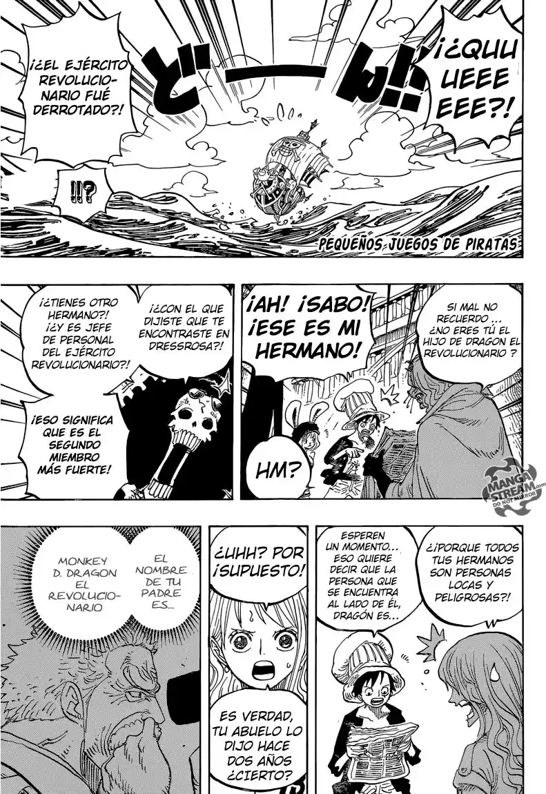 ONE PIECE Capitulo 824: Pequeños juegos de piratas página 2