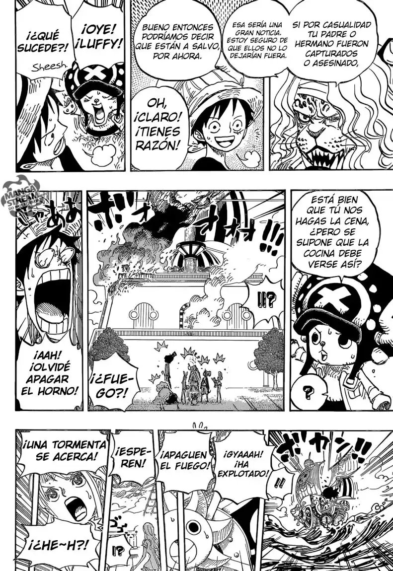 ONE PIECE Capitulo 824: Pequeños juegos de piratas página 5