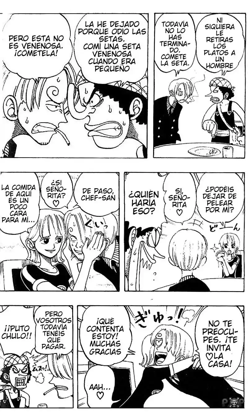 ONE PIECE Capitulo 46: "Un cliente inesperado" página 6