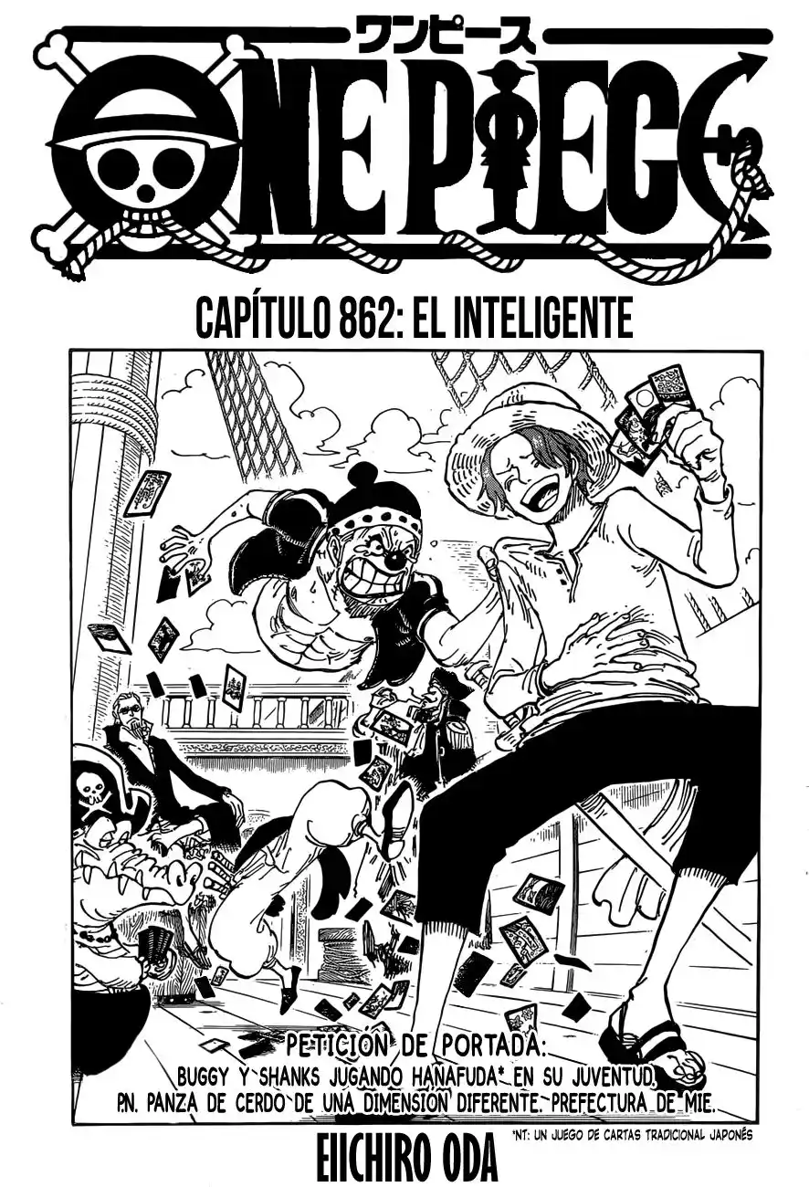 ONE PIECE Capitulo 862: El pensador consumado página 2