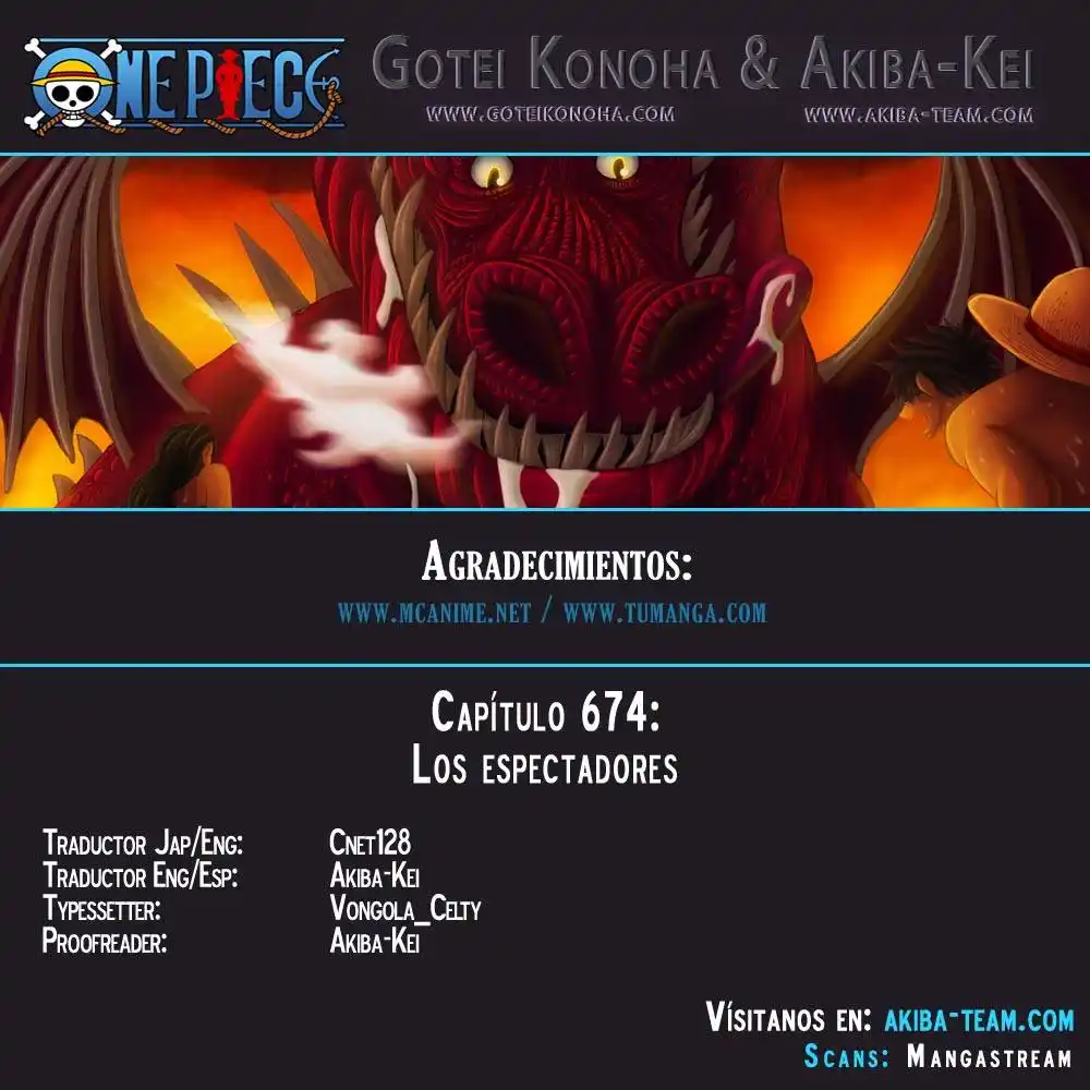 ONE PIECE Capitulo 674 página 1