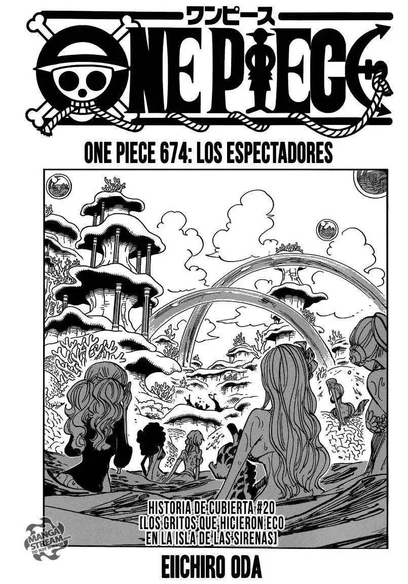 ONE PIECE Capitulo 674 página 2