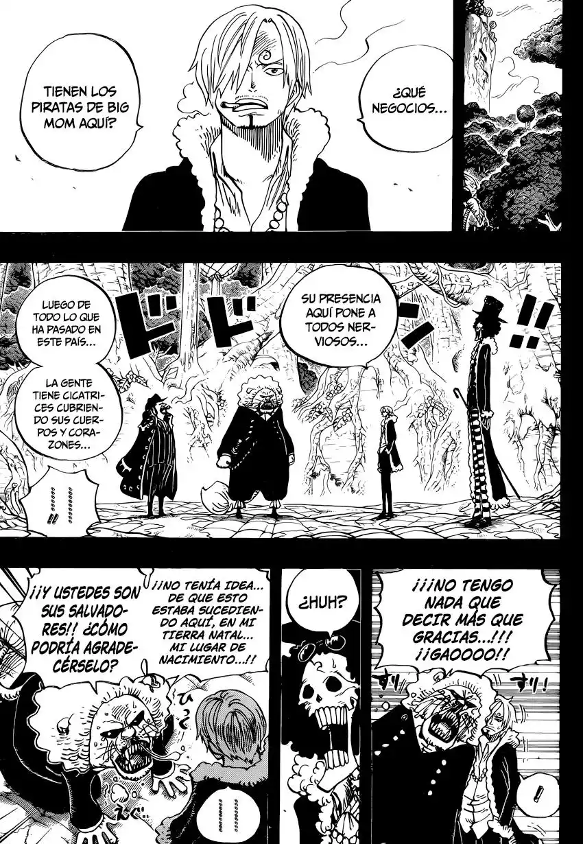 ONE PIECE Capitulo 812: La Banda Capone Bege página 10