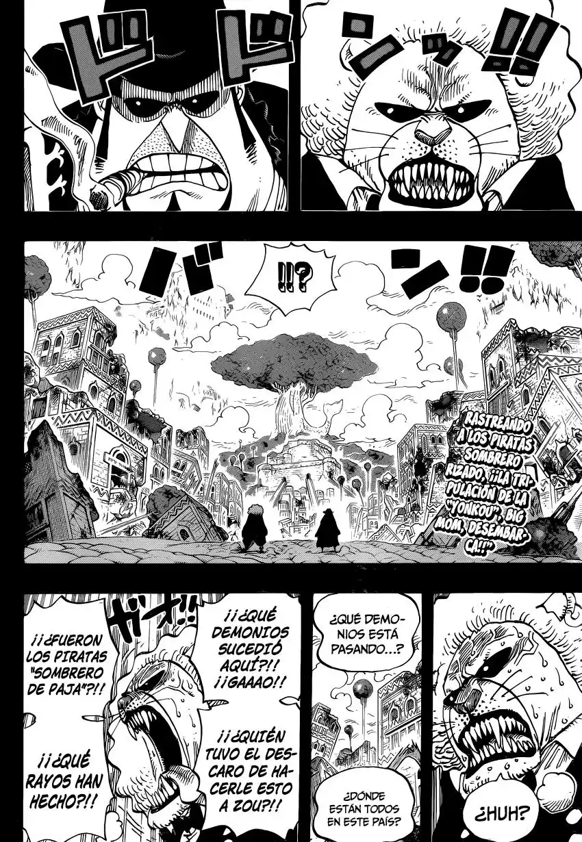 ONE PIECE Capitulo 812: La Banda Capone Bege página 3