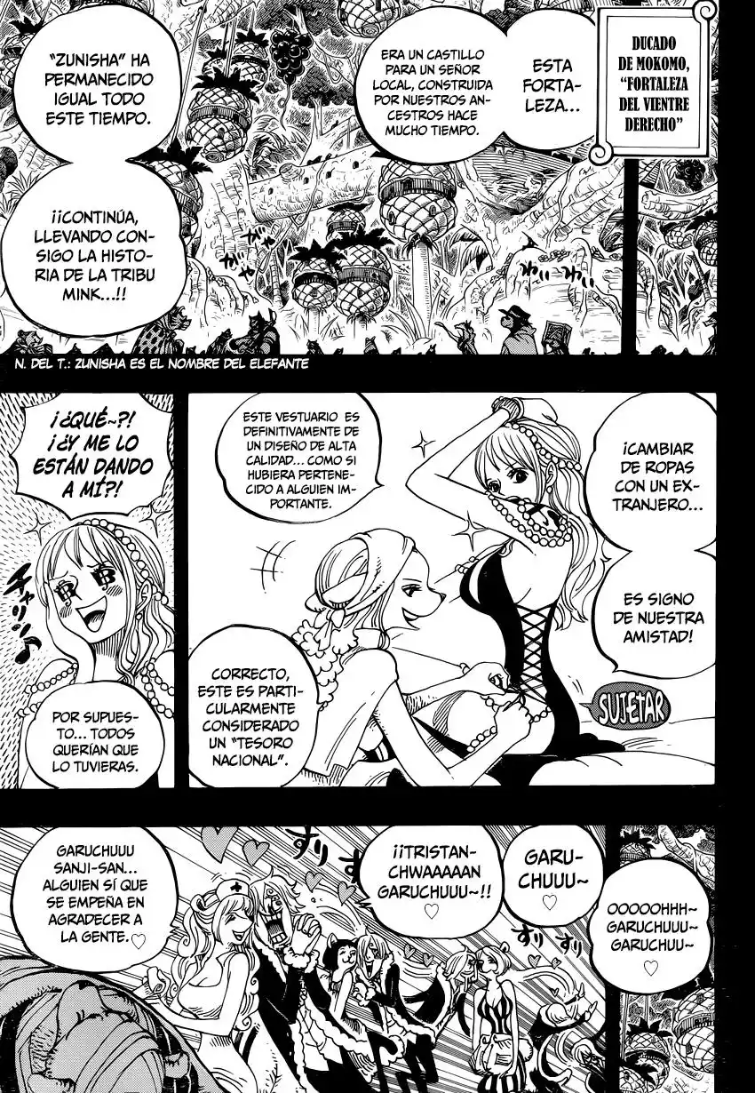 ONE PIECE Capitulo 812: La Banda Capone Bege página 4