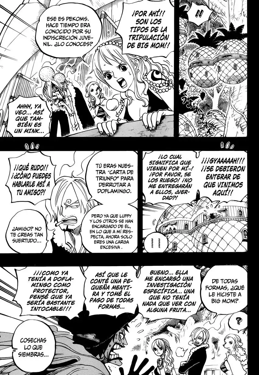 ONE PIECE Capitulo 812: La Banda Capone Bege página 8