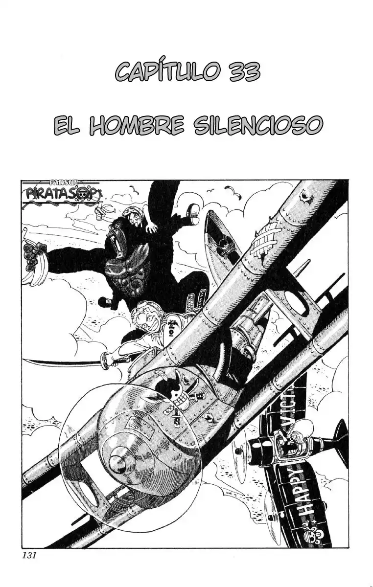 ONE PIECE Capitulo 33: "El hombre silencioso" página 1