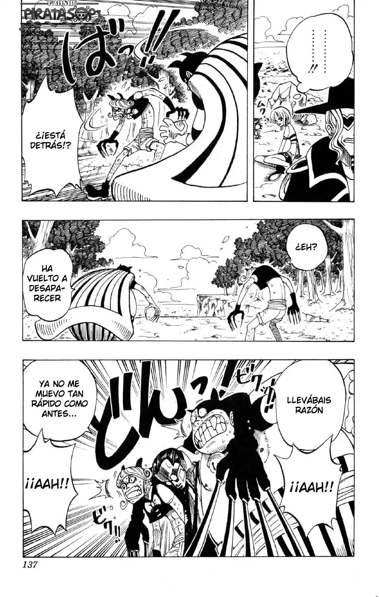 ONE PIECE Capitulo 33: "El hombre silencioso" página 7