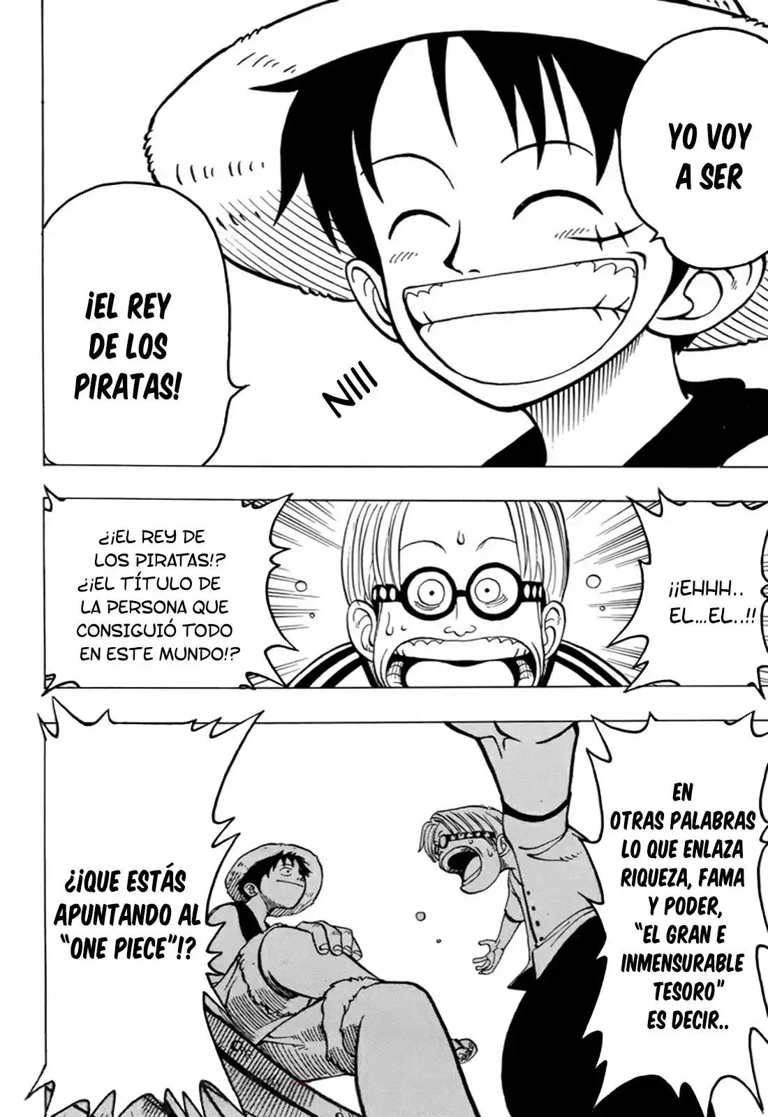 ONE PIECE Capitulo 2: "Ese Chico es, Luffy Sombrero de Paja" página 14