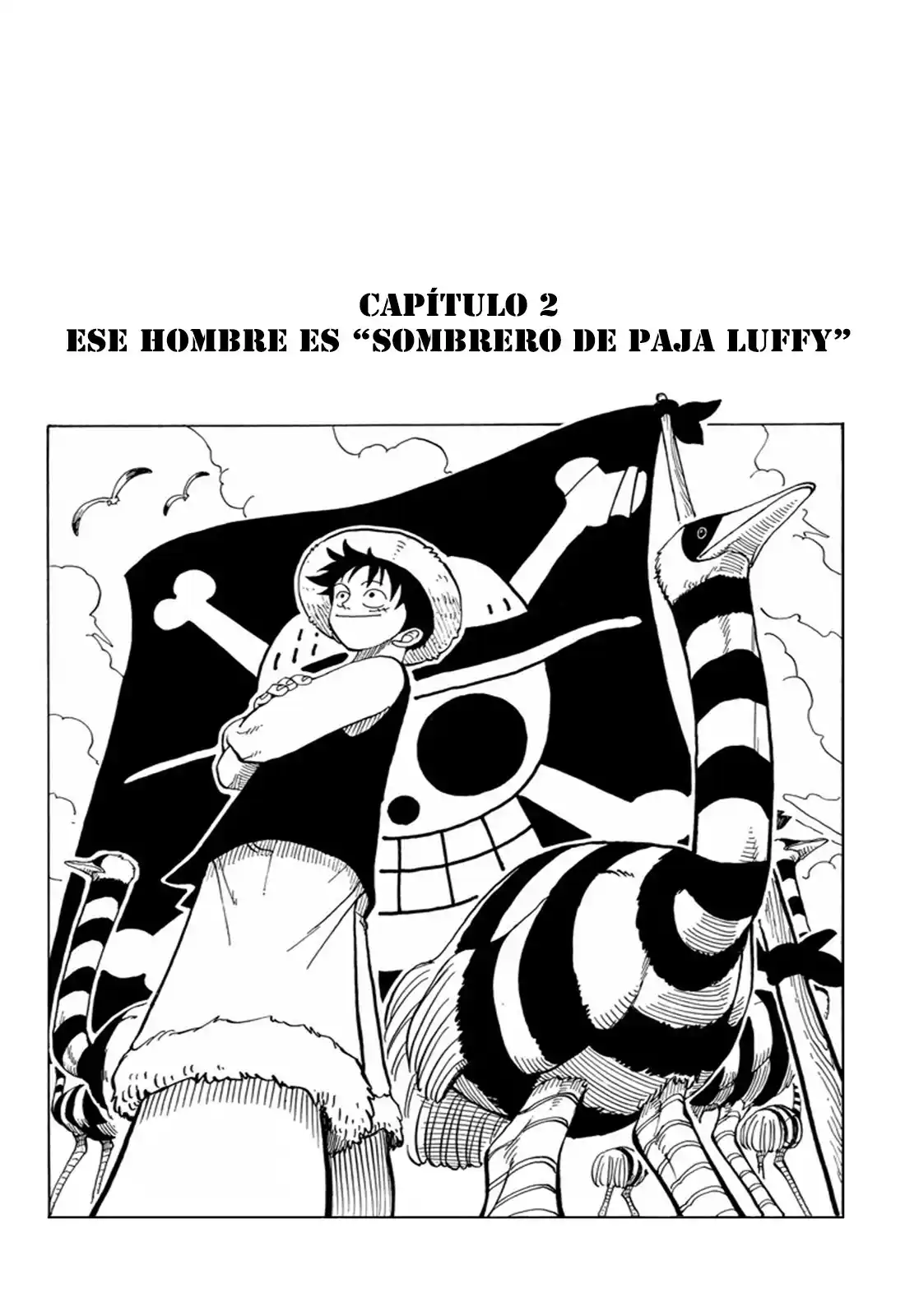 ONE PIECE Capitulo 2: "Ese Chico es, Luffy Sombrero de Paja" página 3