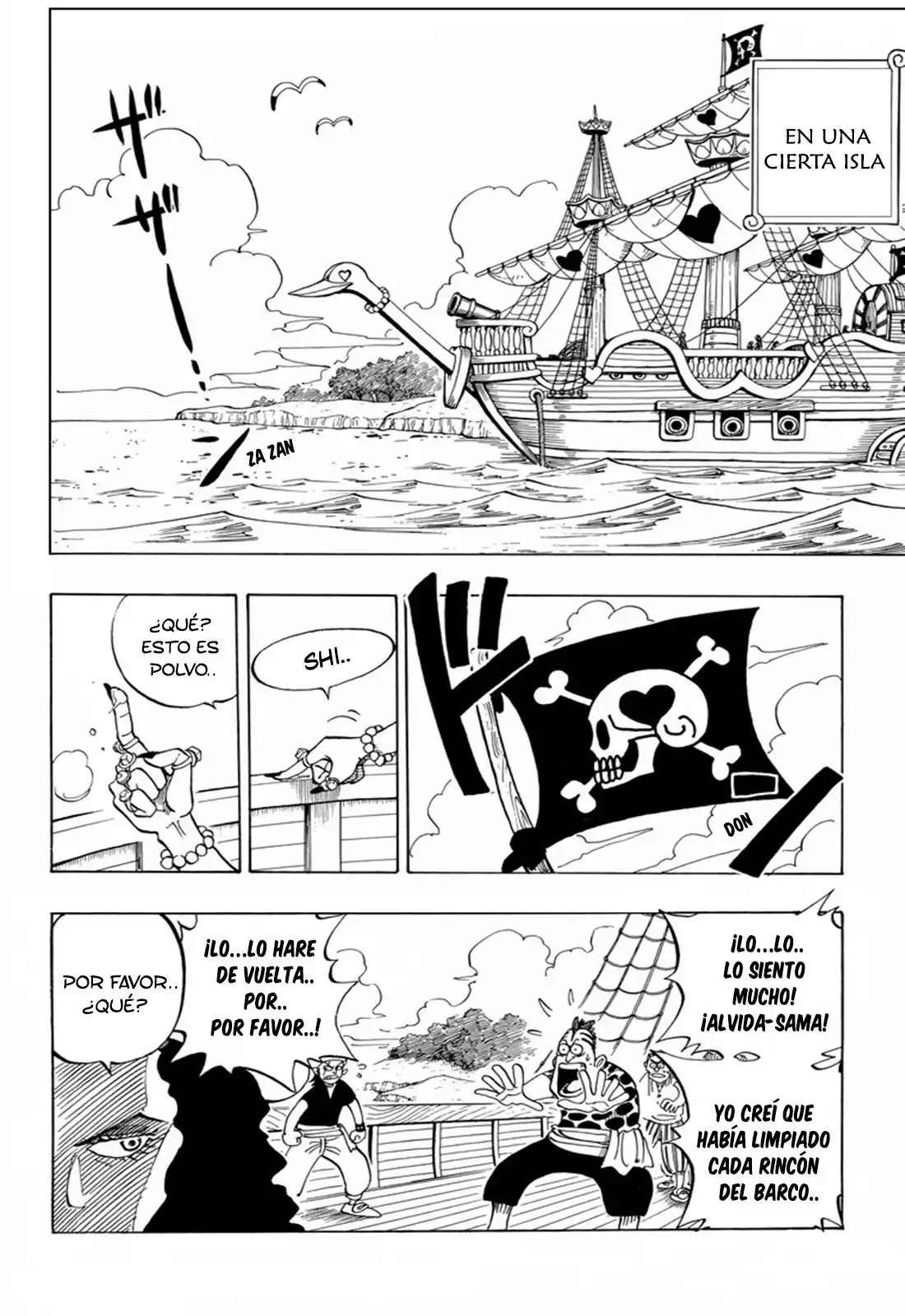 ONE PIECE Capitulo 2: "Ese Chico es, Luffy Sombrero de Paja" página 4