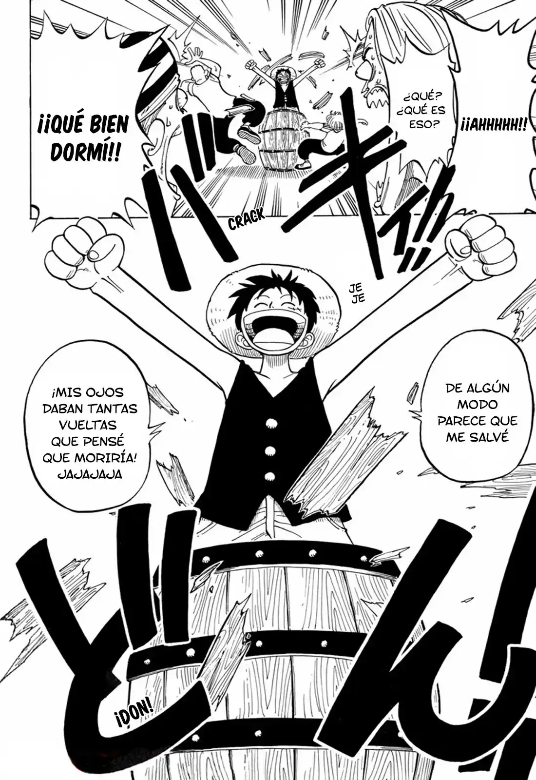 ONE PIECE Capitulo 2: "Ese Chico es, Luffy Sombrero de Paja" página 8