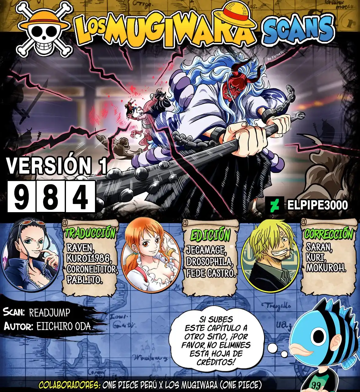 ONE PIECE Capitulo 984 página 1