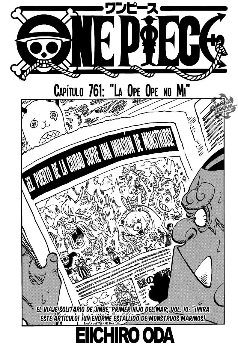 ONE PIECE Capitulo 761: La fruta ope ope página 2