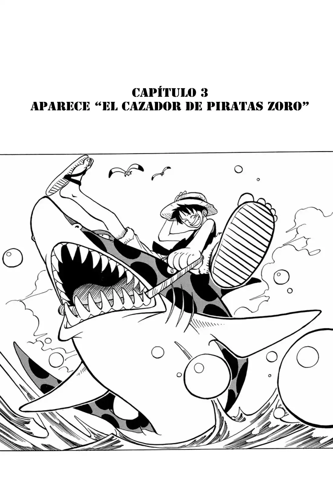 ONE PIECE Capitulo 3: "Aparece el cazador de piratas Zoro" página 2