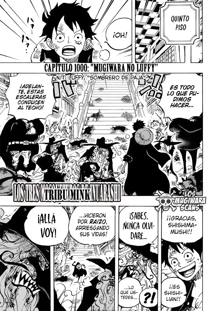 ONE PIECE Capitulo 1000: Mugiwara No Luffy página 3