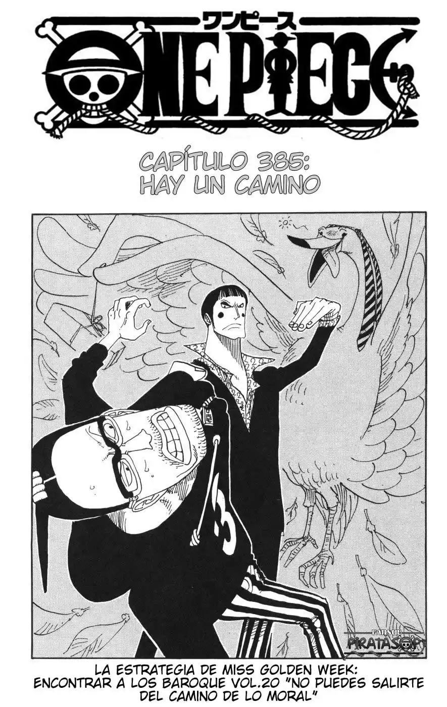 ONE PIECE Capitulo 385 página 1