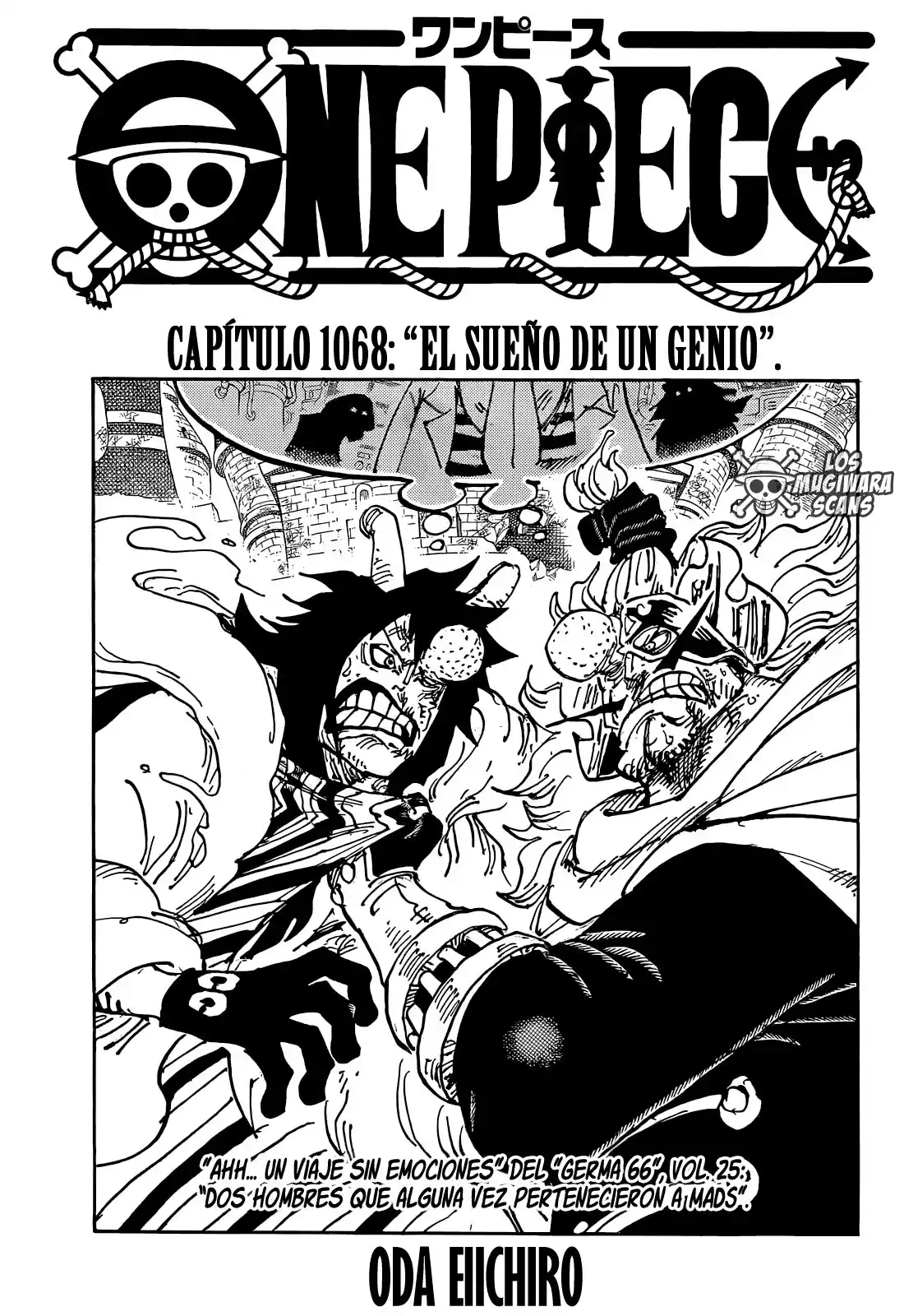 ONE PIECE Capitulo 1068 página 2