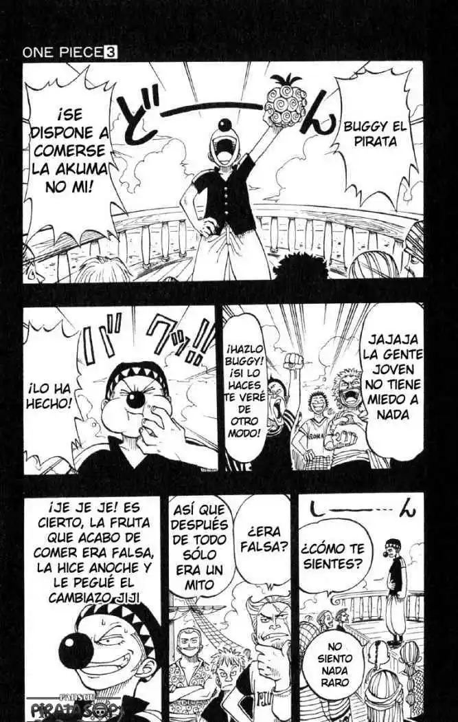 ONE PIECE Capitulo 19: "Fruta del diablo" página 13