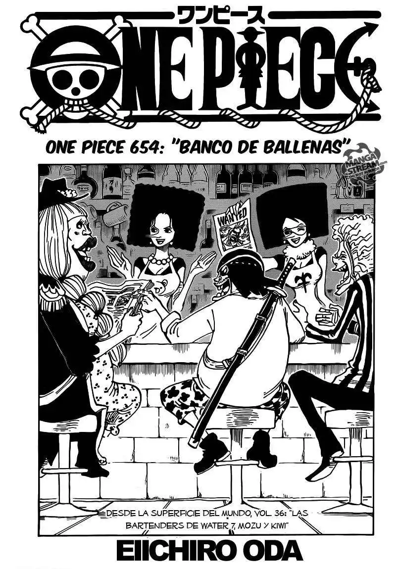 ONE PIECE Capitulo 654 página 1