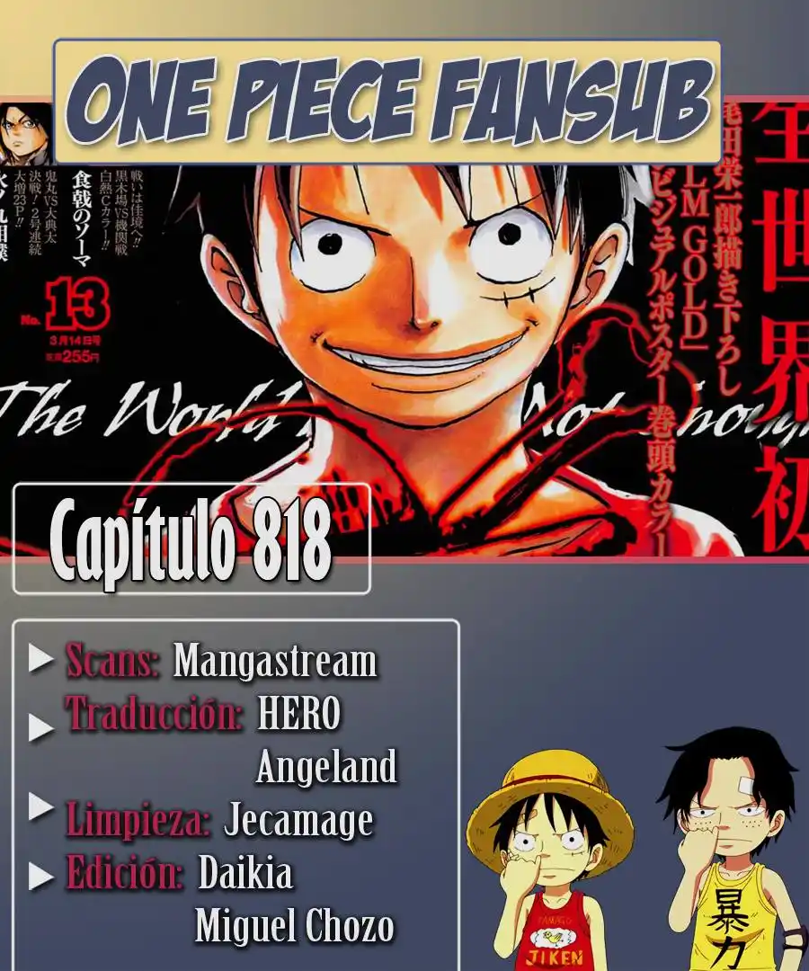 ONE PIECE Capitulo 818: null página 1