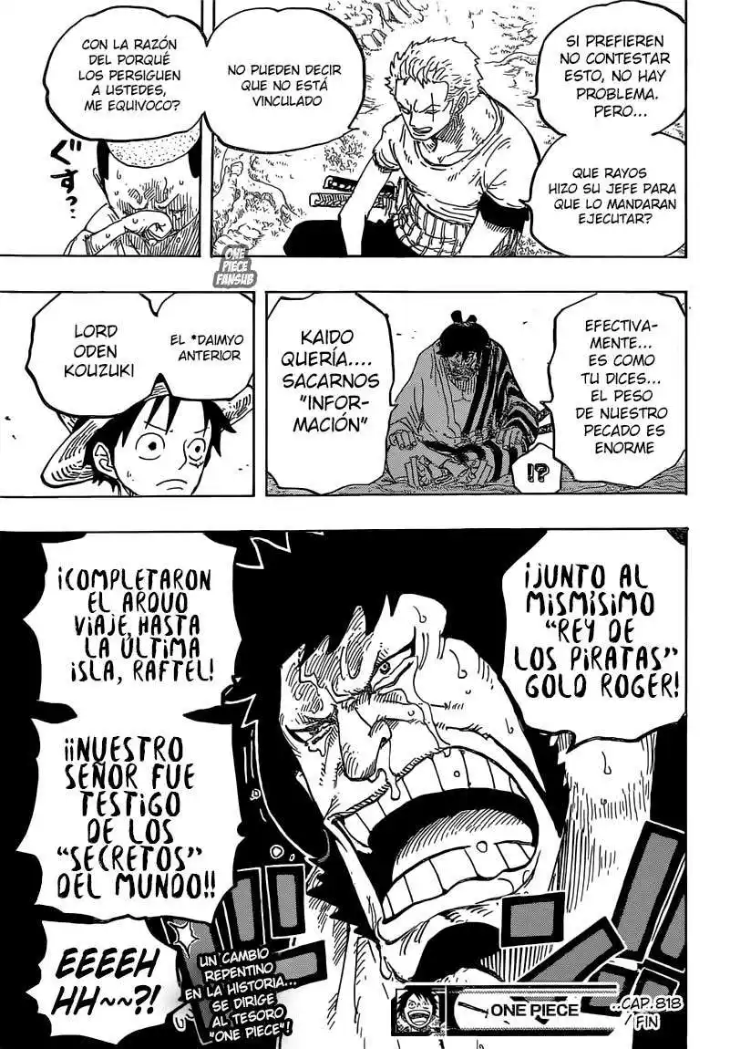 ONE PIECE Capitulo 818: null página 16