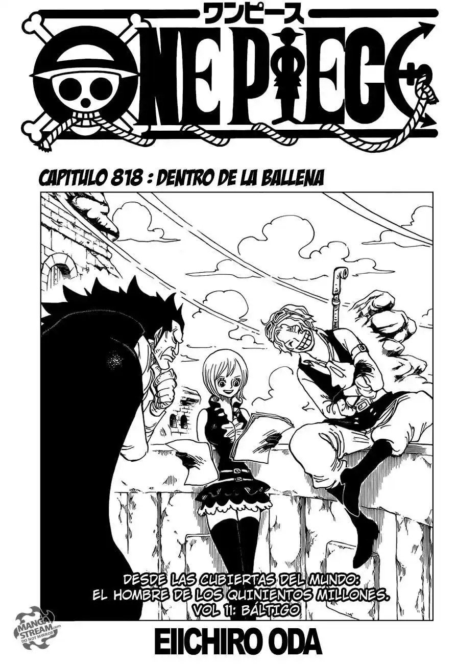 ONE PIECE Capitulo 818: null página 2