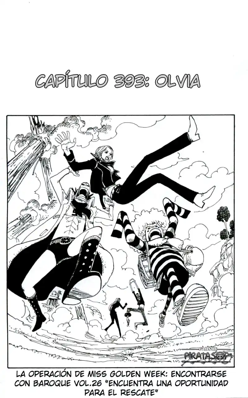 ONE PIECE Capitulo 393 página 1