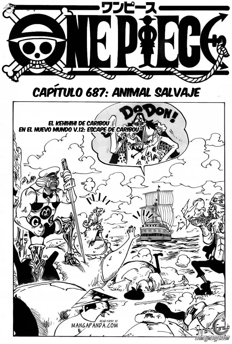 ONE PIECE Capitulo 687 página 1