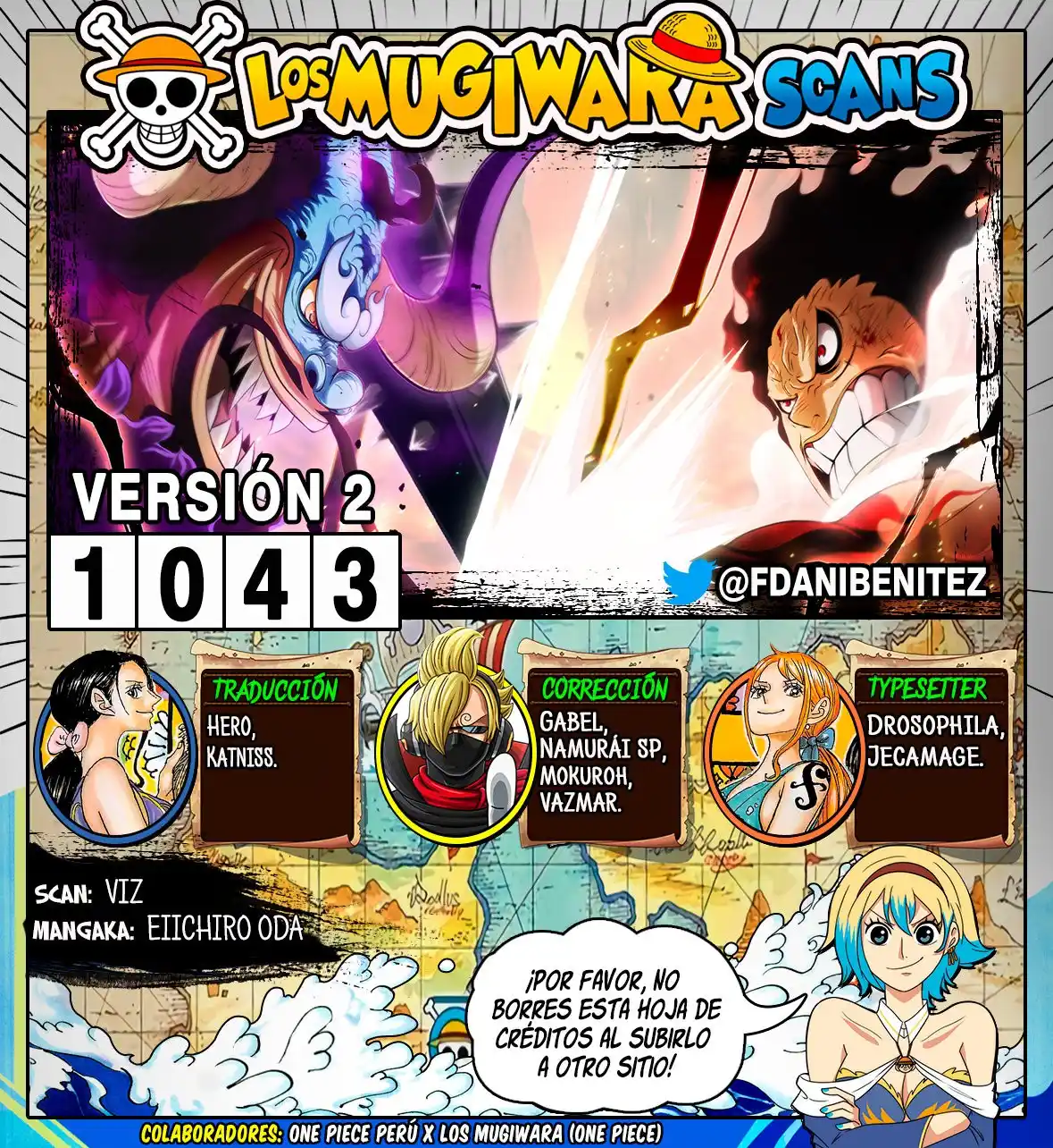 ONE PIECE Capitulo 1043 página 1