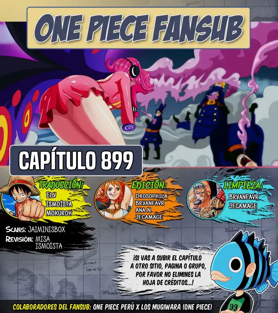 ONE PIECE Capitulo 899: LA ÚLTIMA RESISTENCIA página 1