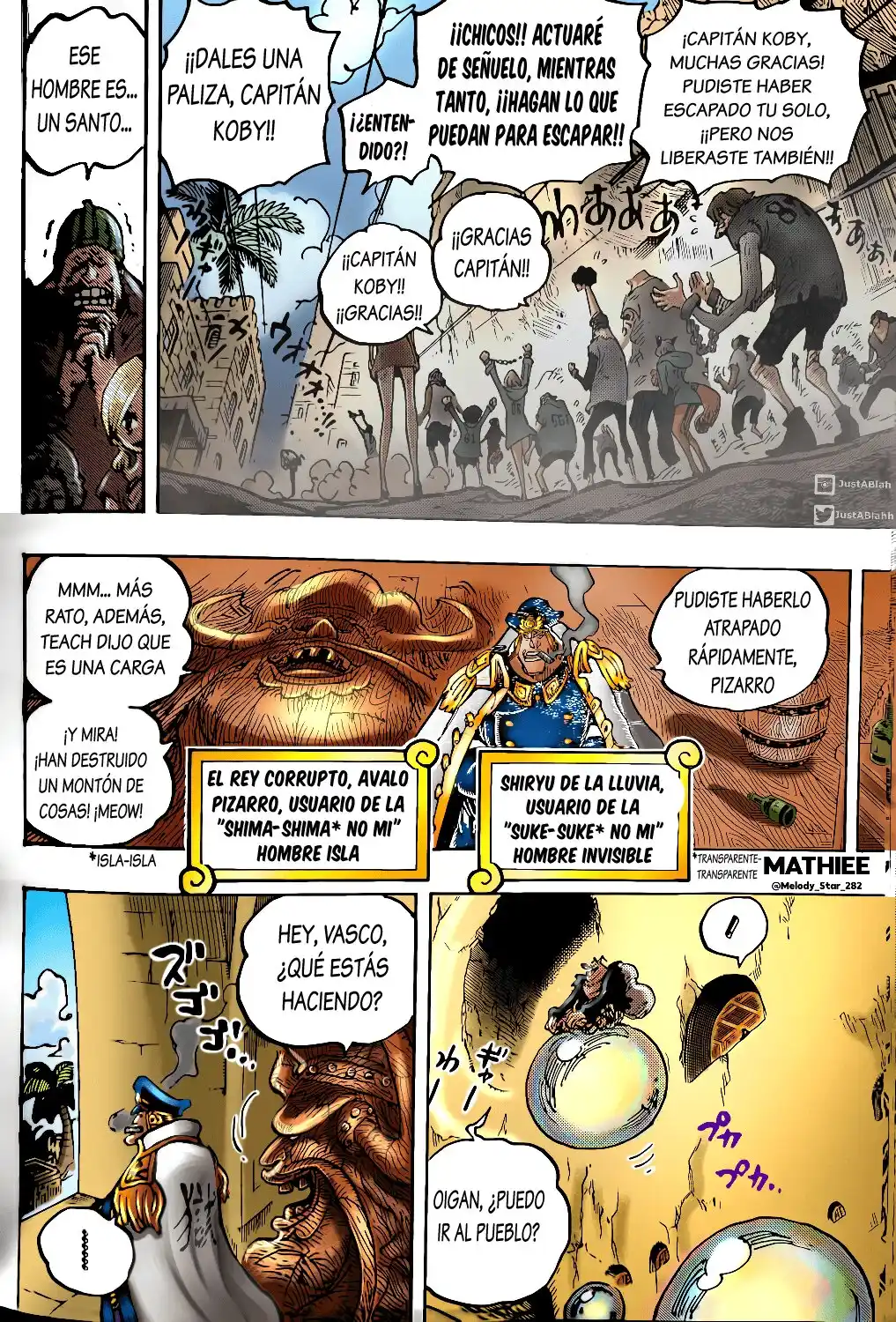 ONE PIECE Capitulo 1080: "El Héroe Legendario" página 5