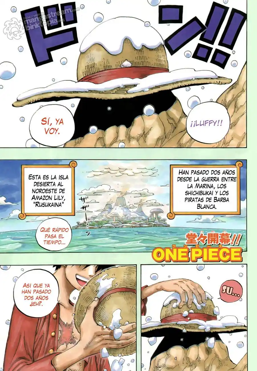 ONE PIECE Capitulo 598 página 4