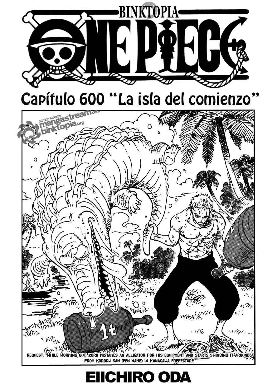 ONE PIECE Capitulo 600 página 1