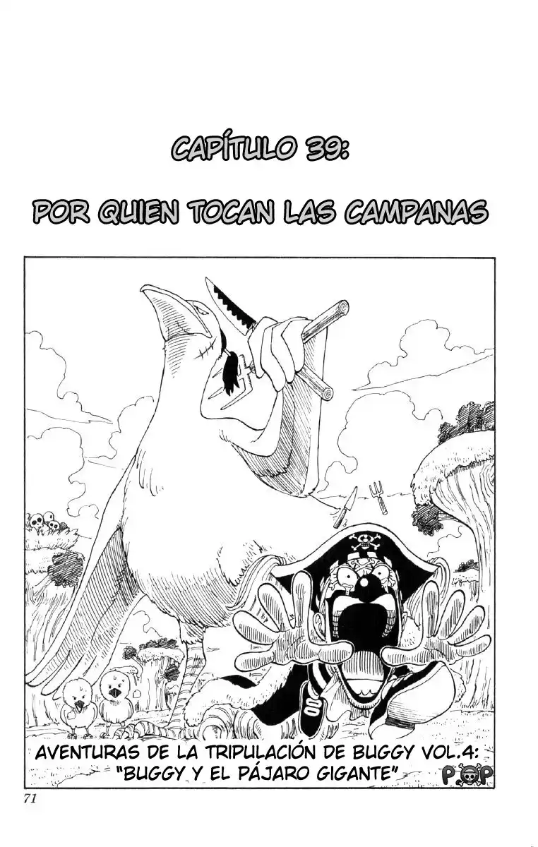 ONE PIECE Capitulo 39: "Por quien tocan las Campanas" página 1