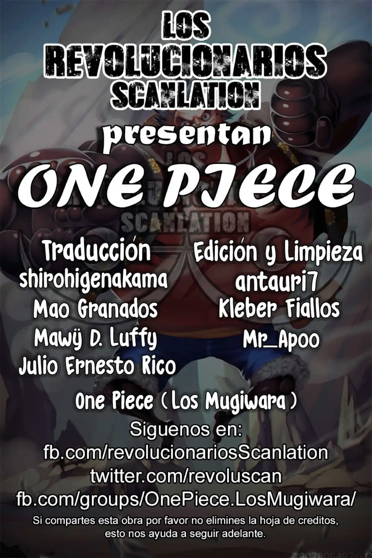 ONE PIECE Capitulo 898: Definitivamente regresaremos página 1