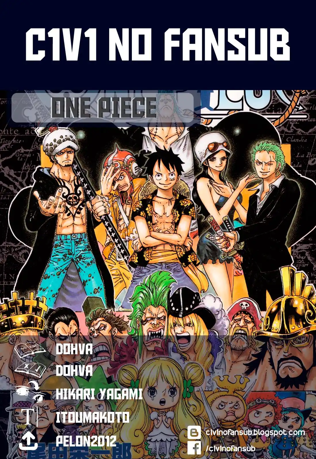 ONE PIECE Capitulo 810: Llegan los piratas del sombrero rizado página 1