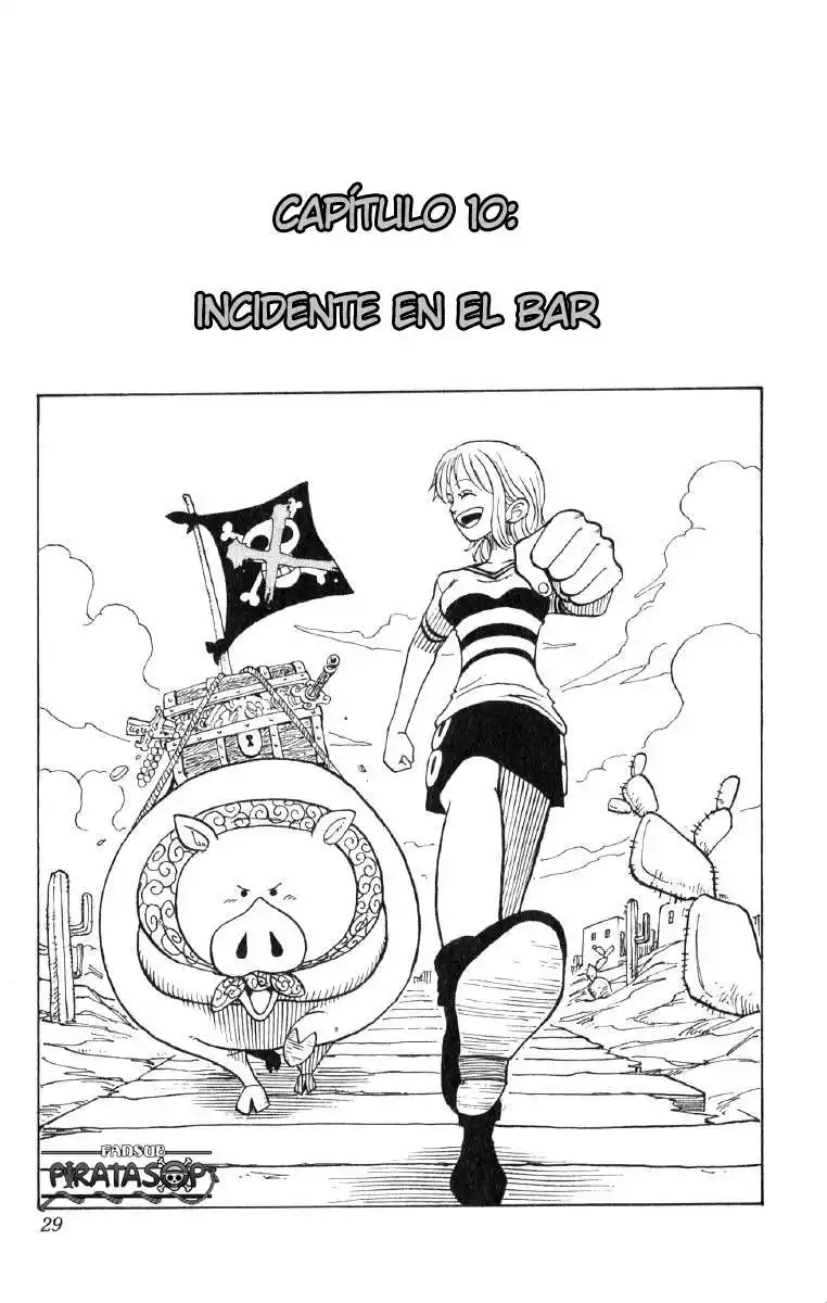 ONE PIECE Capitulo 10: "El incidente en el bar" página 1