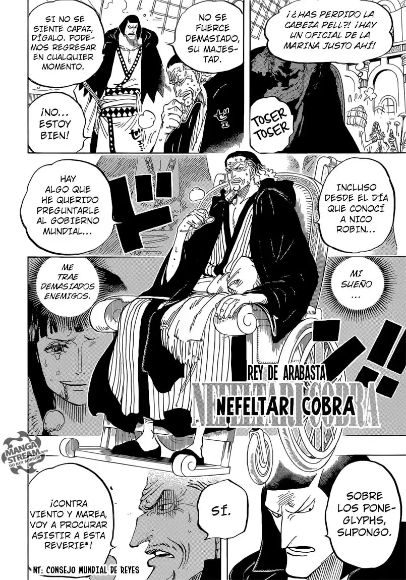 ONE PIECE Capitulo 823: Un mundo en movimiento página 5