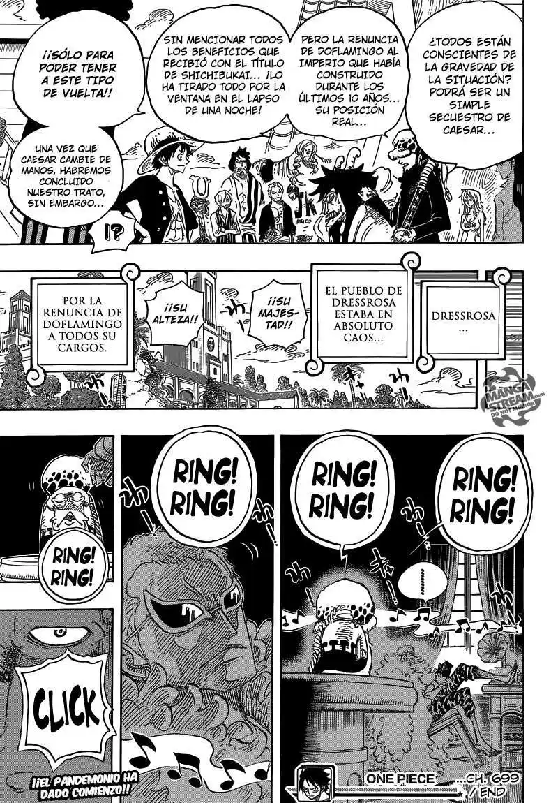 ONE PIECE Capitulo 699 página 20