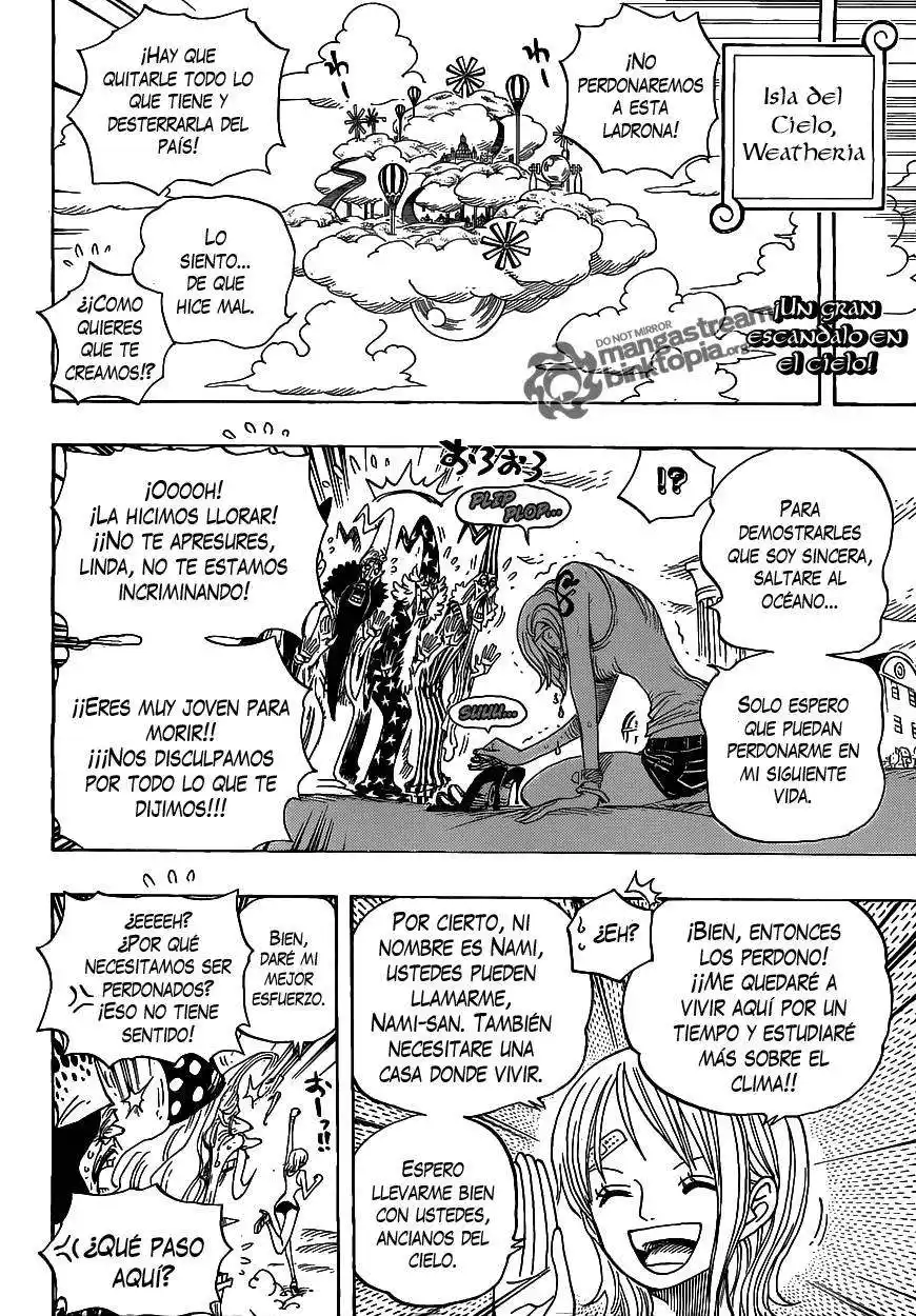 ONE PIECE Capitulo 596 página 3