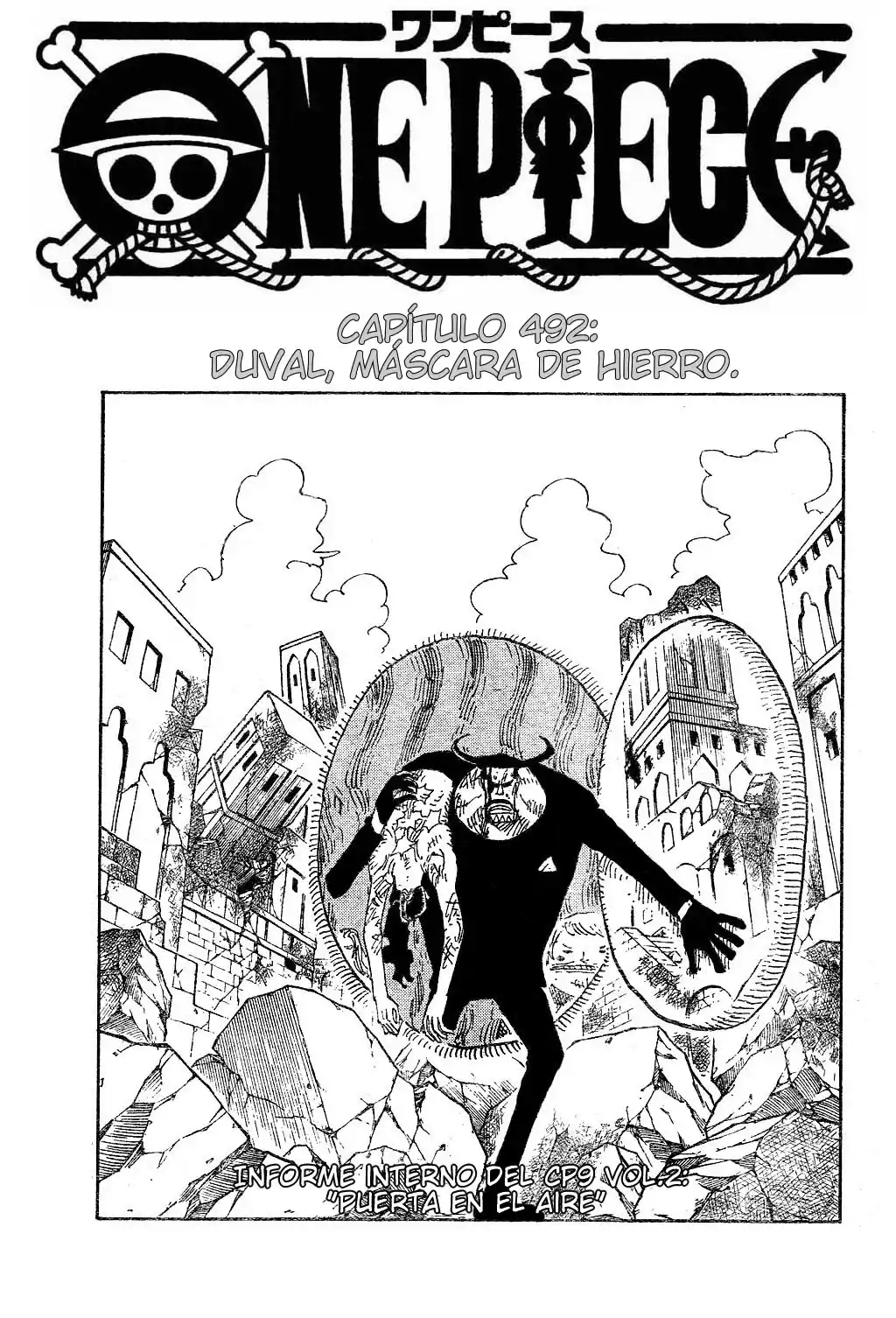 ONE PIECE Capitulo 492 página 1