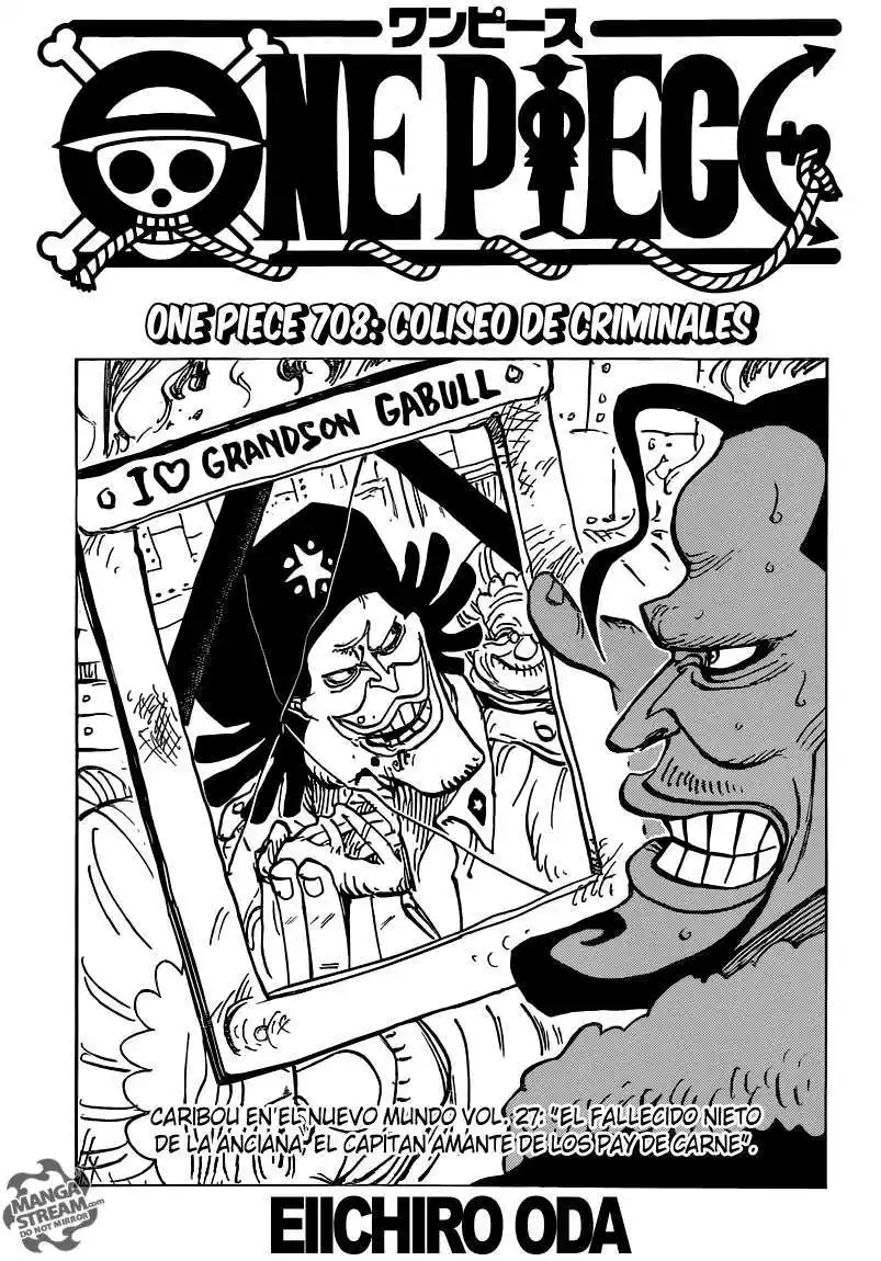 ONE PIECE Capitulo 708 página 2