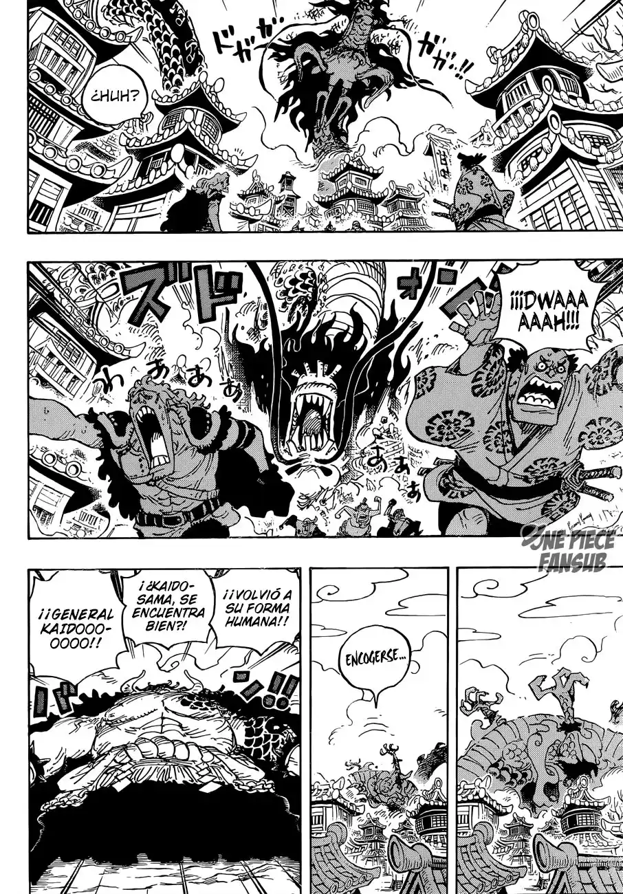 ONE PIECE Capitulo 923: Emperador Kaido vs Luffy página 11