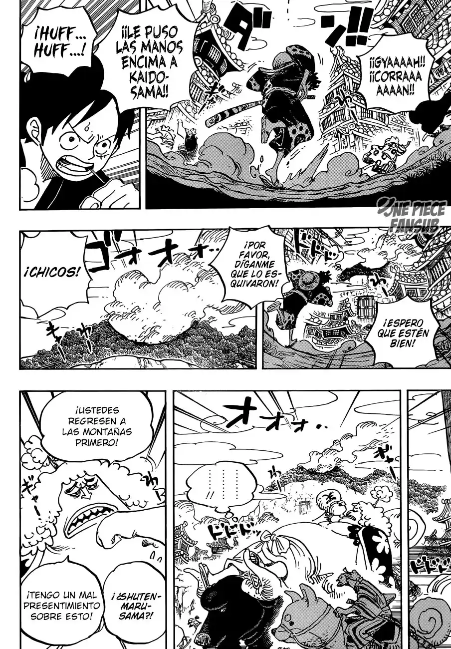 ONE PIECE Capitulo 923: Emperador Kaido vs Luffy página 4