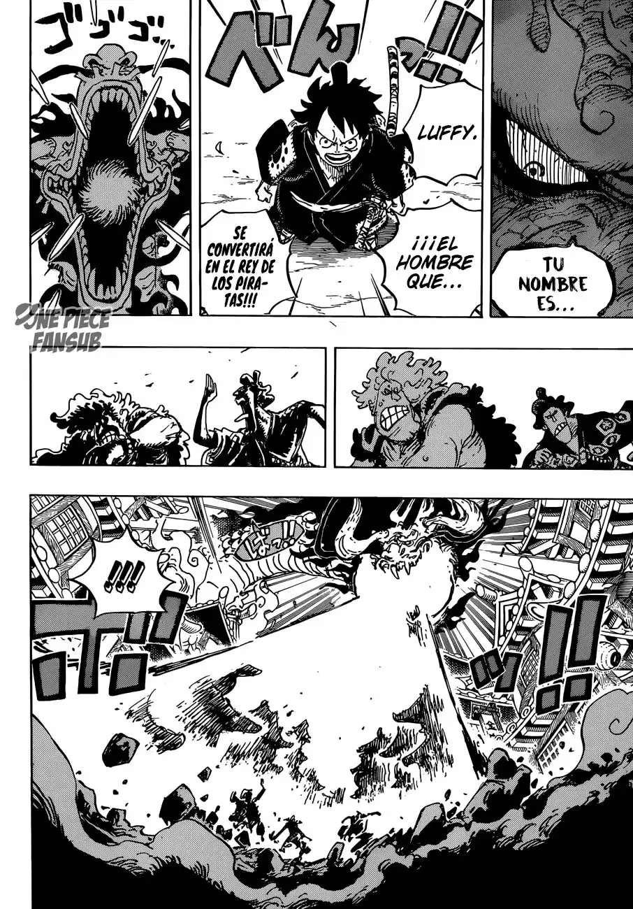 ONE PIECE Capitulo 923: Emperador Kaido vs Luffy página 8